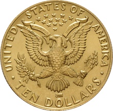 American Gold Commemorative $10 1984 LA Olympics