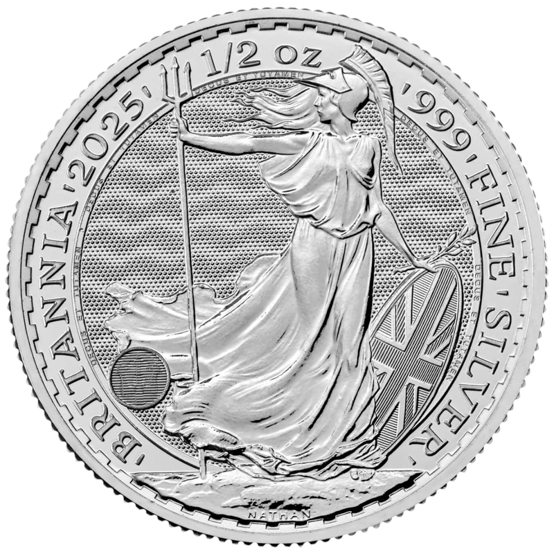 2025 Britannia 1/2oz Silver Coin