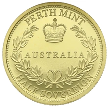 2016 Australian Gold Proof Half Sovereign - Elizabeth II Old Head
