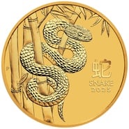 2025 1/20oz Perth Mint Year of the Snake Gold Coin