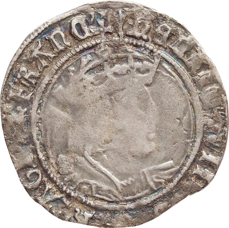 Silver Groat Fourpence Coin Henry VIII Fair