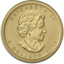 2013 1/10oz Canadian Maple Leaf Gold Coin