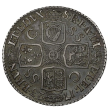 1723 Silver Shilling Coin George I