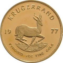 1977 Proof Krugerrand Gold Coin 1oz