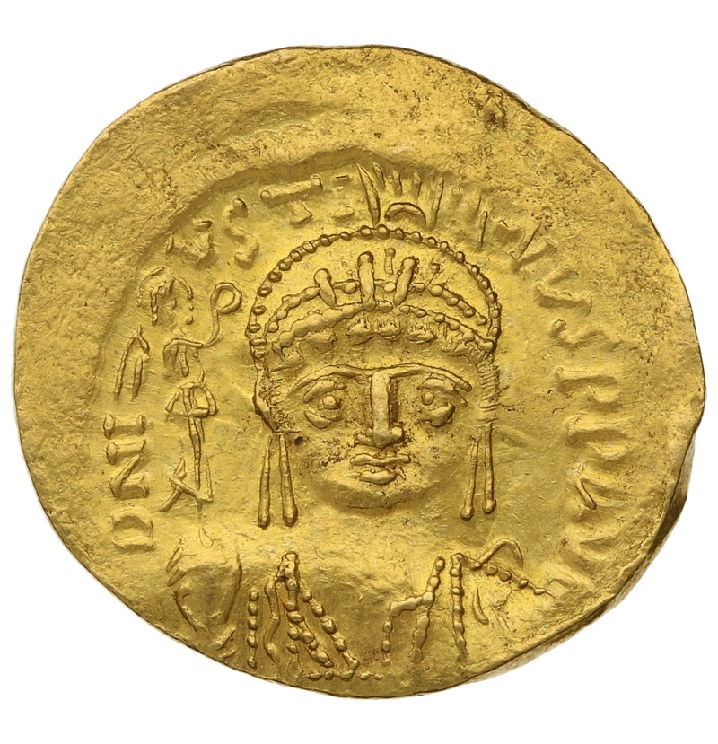 565-578 Gold Solidus Coin Justin II