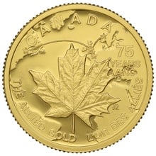 2015 1/4oz Canadian Maple Leaf Gold Coin The Allied Gold