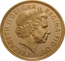 2011 Proof Gold £5 Coin Quintuple Sovereign