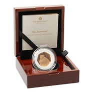 2020 Proof 50p Gold Coin The Snowman Boxed