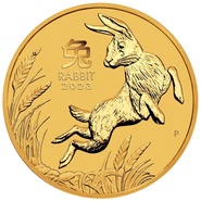 2023 Perth Mint Twentieth Ounce Year of the Rabbit Gold Coin