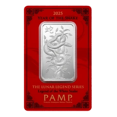 10g Silver Bar 2025 Year of the Snake PAMP