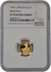 1996 Proof 1/10oz Gold Britannia Coin NGC PF70
