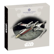 2024 1oz X-Wing Star Wars Proof Silver Coin Boxed