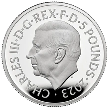2023 Proof Merlin Silver Coin Myths & Legends 2oz Boxed