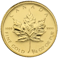 2009 1/4oz Canadian Maple Leaf Gold Coin