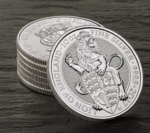 2017 10oz Lion of England Silver Coin Queen's Beasts