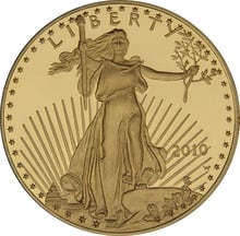 2010 Proof 1/2oz American Eagle Gold Coin