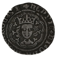 1430-1 Henry VI Silver Halfgroat Rossette-Mascle issue. Calais Mint