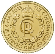 2023 King Charles III Coronation Gold Coin £10 1/10oz