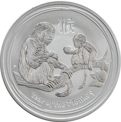 2016 Year of the Monkey Silver Coin 1oz Perth Mint Australian Lunar Series