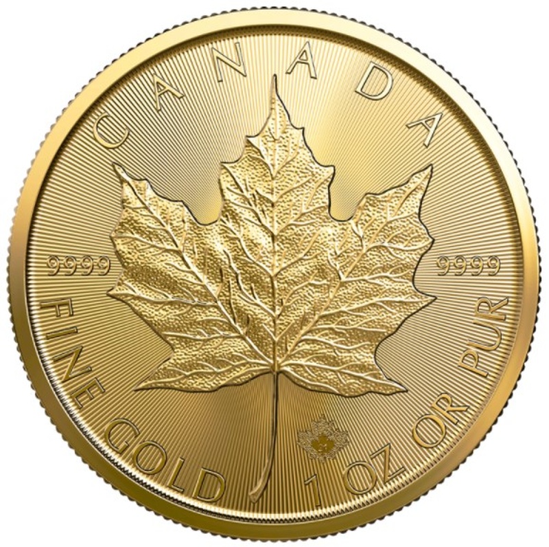 2021 Canadian Maple Leaf Gold Coin 1oz