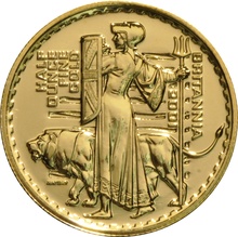 2001 1/2oz Gold Britannia Coin