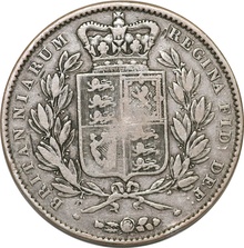 1845 Victoria Young Head Crown - Fine