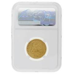 1785 Gold Guinea Coin George III NGC F12