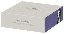 2023 £2 Proof Ada Lovelace Silver Coin Boxed