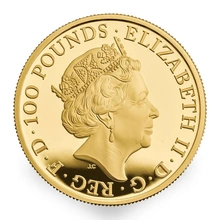 2017 1oz Lion of England Gold Coin Queen's Beasts Proof Boxed