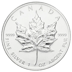 1999 Canadian Silver Maple Leaf Coin 1oz
