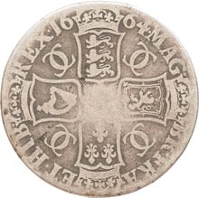 1664 Silver Crown Coin Charles II