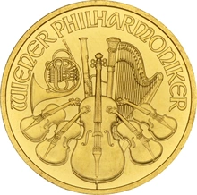 1991 1/4oz Austrian Gold Philharmonic Coin