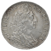 1697 William III Silver Sixpence