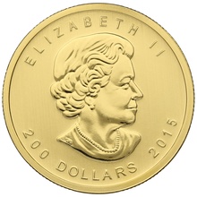 2015 1oz Canadian Growling Cougar Gold Coin