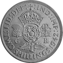 British Silver Florin / 2s Pre 1947 Coin