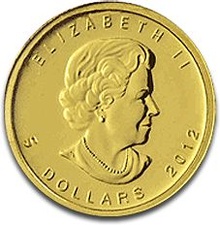 2012 1/10oz Canadian Maple Leaf Gold Coin