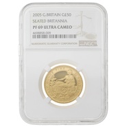 2005 Proof 1/2oz Gold Britannia Coin NGC PF69