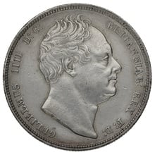 1834 Silver Half Crown Coin William IV