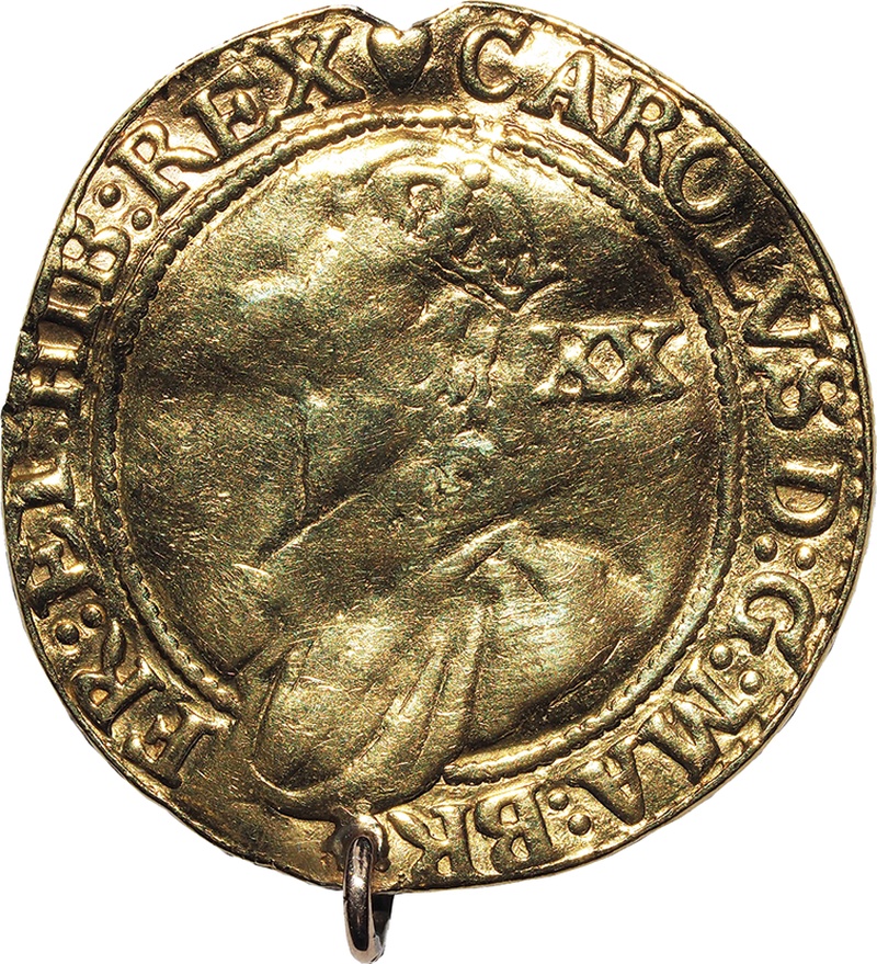 Gold Unite Coin Charles I Fair