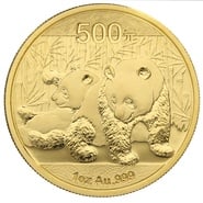 2010 1oz Chinese Panda Gold Coin
