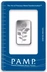 10g Silver Bar PAMP Rosa Minted