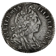 1697B Silver Sixpence Coin William III Bristol Mint