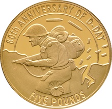 1944-2004 The 60th Anniversary of D-Day Channel Islands 3-coin Gold Proof Set Boxed