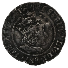 1509-1526 Silver Groat Fourpence Coin Henry VIII Hammered mm Portucullis