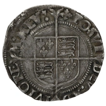 1560-1561 Silver Groat Fourpence Coin Elizabeth I mm Cross Crosslet
