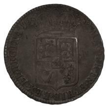 1689  William & Mary Silver Halfcrown - About Very Fine