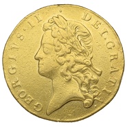 1739 Two Guinea Gold Coin George II