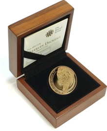 2012 Proof £2 Gold Coin Charles Dickens 200th Anniversary Celebration Boxed