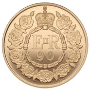 2016 Proof £5 Gold Crown Coin Queen Elizabeth II 90th Birthday