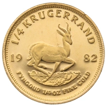 1982 Proof 1/4oz Krugerrand Gold Coin